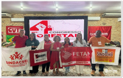 Fetam/SE marca presença no 4º Congresso da Confetam/CUT 